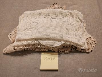 Set 10 Centrini Uncinetto