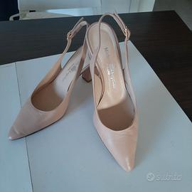 Sandalo Michele Lopriore in pelle mis. 36 tortora