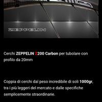 ruote carbonio Zeppelin z 200 carbon 