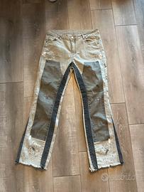 jeans grigi flared