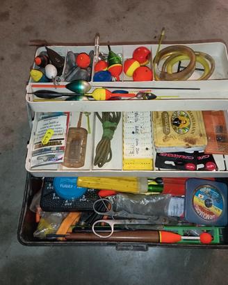 cassetta da pesca avvisatori carpfishing 
