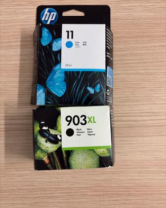 Hp 903XL Nero + Hp 11 Ciano Omaggio