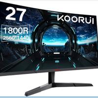 Koorui Gaming Monitor 27 pollici 144Hz 1ms