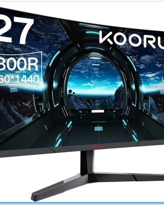 Koorui Gaming Monitor 27 pollici 144Hz 1ms