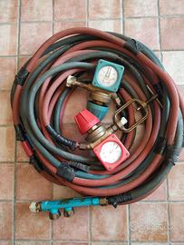 Cannello e manometri per saldatura