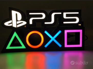 lampada PlayStation stampata in 3D