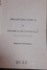 QUAD 66 Preamplificatore Manuale