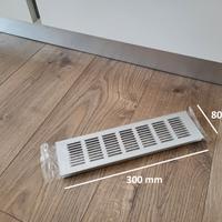 Griglie porte areazione ventilazione aria 300x80mm