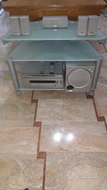 Mobile porta TV con Home Theatre SONY