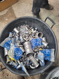raccordi idraulica acciaio inox nuovi 