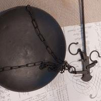 Stadera in ferro antica