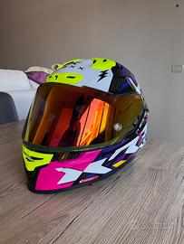 Casco Nexx X.R3R Ziger Viola Blu