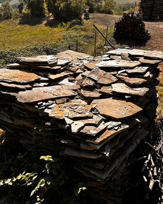 lastre di sasso pavimentazione da giardino 100 mq