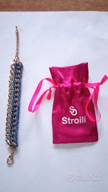 Bracciale donna Stroili acciaio e fettuccia