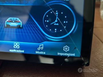 Stereo android 7 pollici 2 din vetro crepato