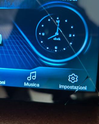 Stereo android 7 pollici 2 din vetro crepato