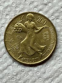 Moneta 200 Lire italiane 1981 Giornata FAO