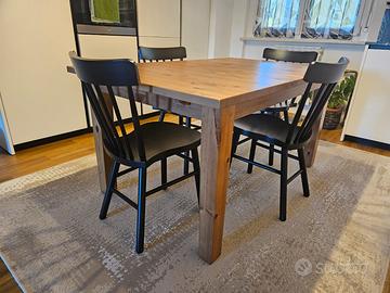 Tavolo allungabile IKEA + n.4 sedie