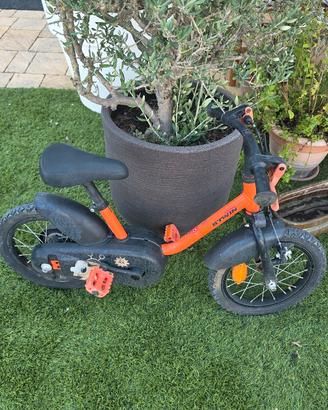 bicicletta 3/5 anni  14pollici