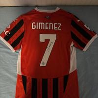 Maglietta Milan Gimenez autografata