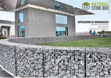 Gabbioni Zandobbio 100x50x50 con sassi in granito