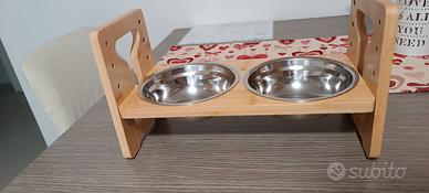 Ciotole rialzate per  cane e gatto