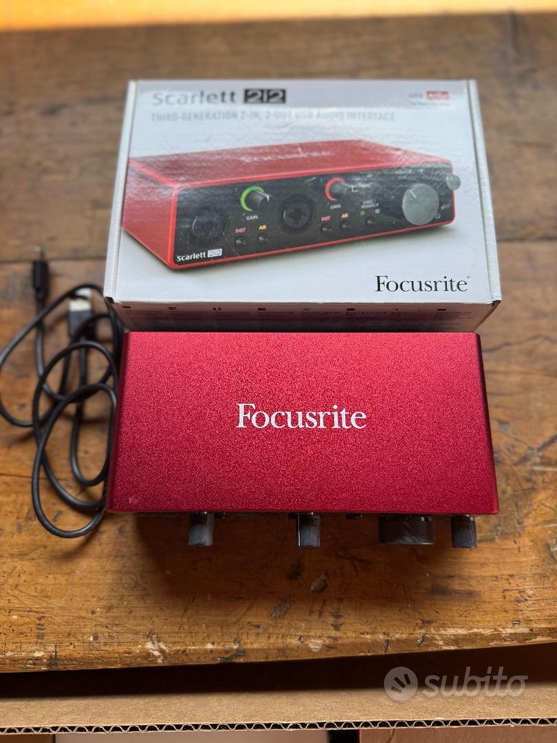 FOCUSRITE SCARLETT 2I2 3RD GEN COME NUOVO - Audio/Video In vendita a ...