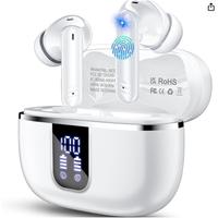 Cuffie Bluetooth Bianco Argento (Nuove) 