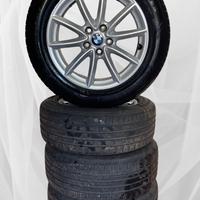4 cerchi con gomme BMW 17 X1 X2