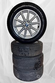 4 cerchi con gomme BMW 17 X1 X2