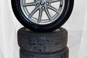 4 cerchi con gomme BMW 17 X1 X2