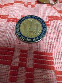 Medaglia spilla massonica