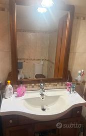 Mobile del bagno piu lavandino e specchio