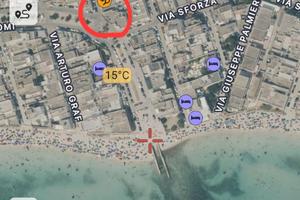 Torre lapillo 40 mt spiag vista mare maldive