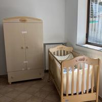 Cameretta Pali per bambini – Culla + Armadio