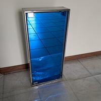 mobiletto bagno Veca in metallo e vetro