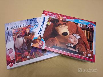 PUZZLE Clementini "Frozen II e Masha e Orso"