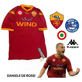✅🟡🔴 MAGLIA AS ROMA DE ROSSI 2007/2008 Kappa XL