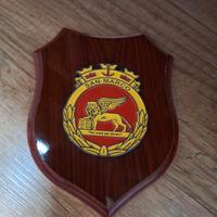 Crest militare San Marco originale – Targa in legn