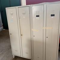 Armadietto metallico due ante