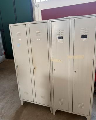 Armadietto metallico due ante