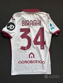 Maglia Torino match worn indossata ,sporca biraghi