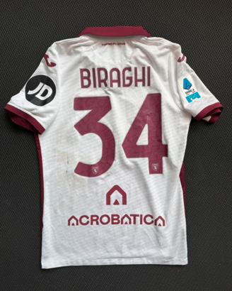 Maglia Torino match worn indossata ,sporca biraghi