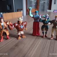 5 Action Figure Ghostbusters Vintage anni 80 