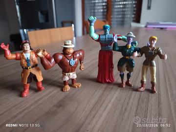 5 Action Figure Ghostbusters Vintage anni 80 