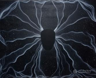 Dipinto acrilico spray su tela cm 120x100