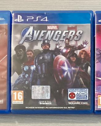 Saga giochi Marvel Ps4