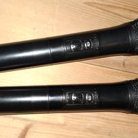Coppia di microfoni radio UHF 863.1 MHz