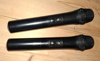 Coppia di microfoni radio UHF 863.1 MHz