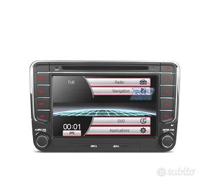 NAVIGATORE RADIO 7" PER SEAT SKODA VOLKSWAGEN VW 